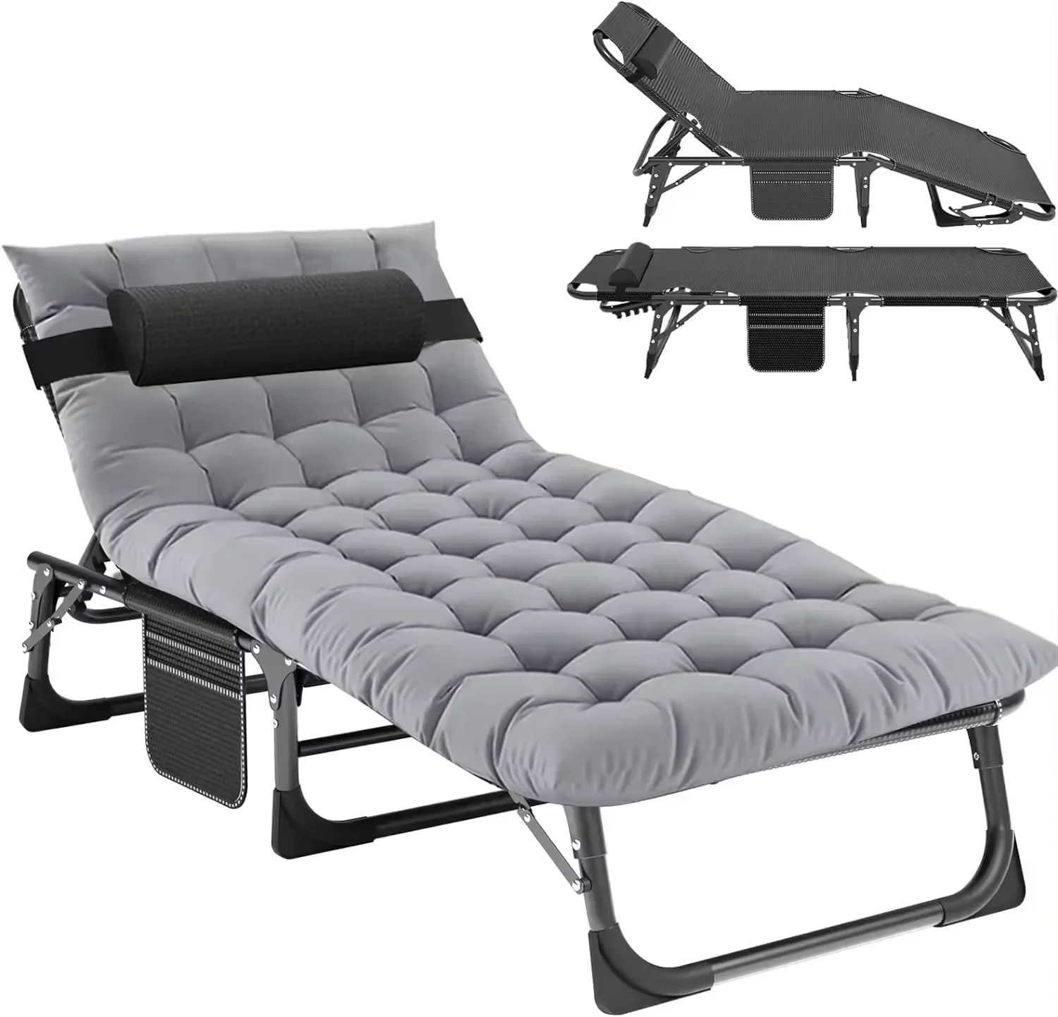Outdoor Furniture In Sale - سرير قابل للطي محمول مع وضعيات