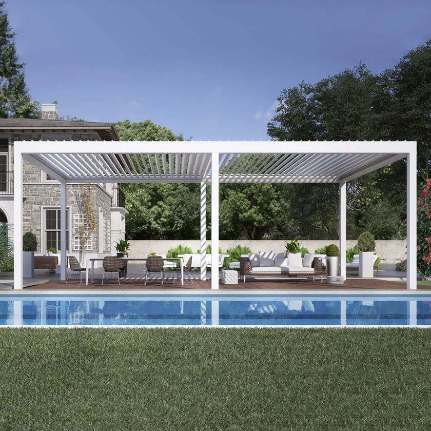 Outdoor Furniture For Pool - شرفة خارجية من سبائك الألومنيوم المؤكسد