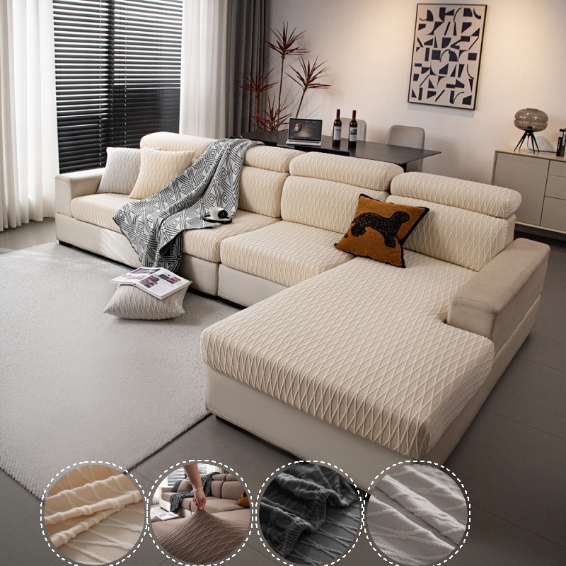 Outdoor Furniture Plus - واحد غطاء مقعد أريكة الجاكار الصوف