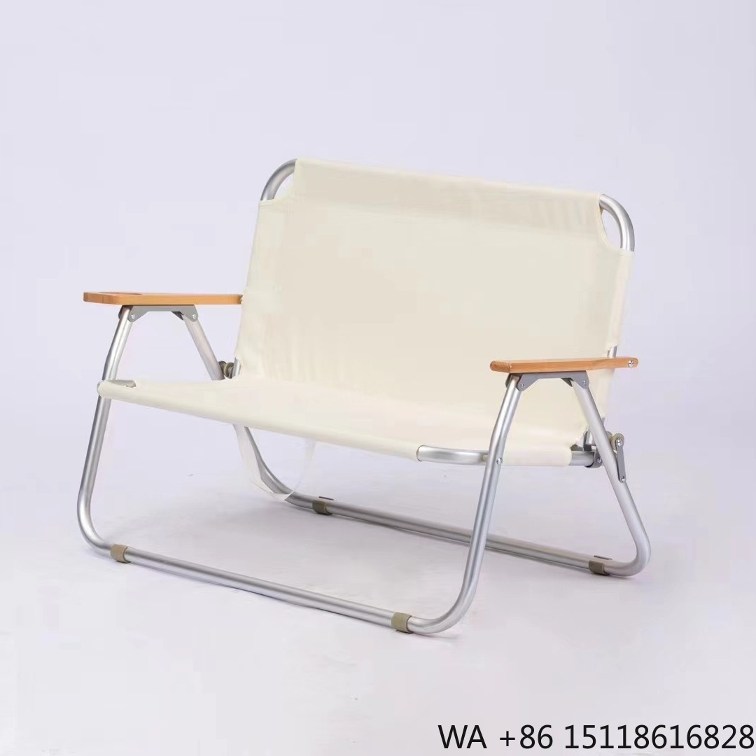 Outdoor Furniture Recliner Set - كراسي شاطئ قابلة للطي لشخصين للاستخدام