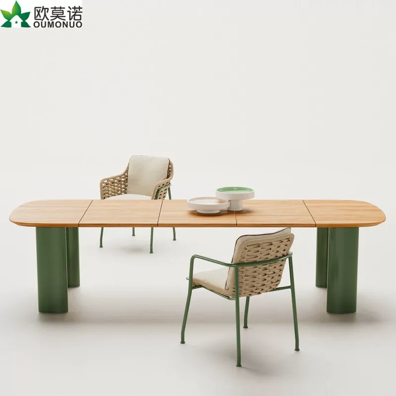 Outdoor Furniture For Cafe - طقم طاولة وكراسي طعام خارجية من