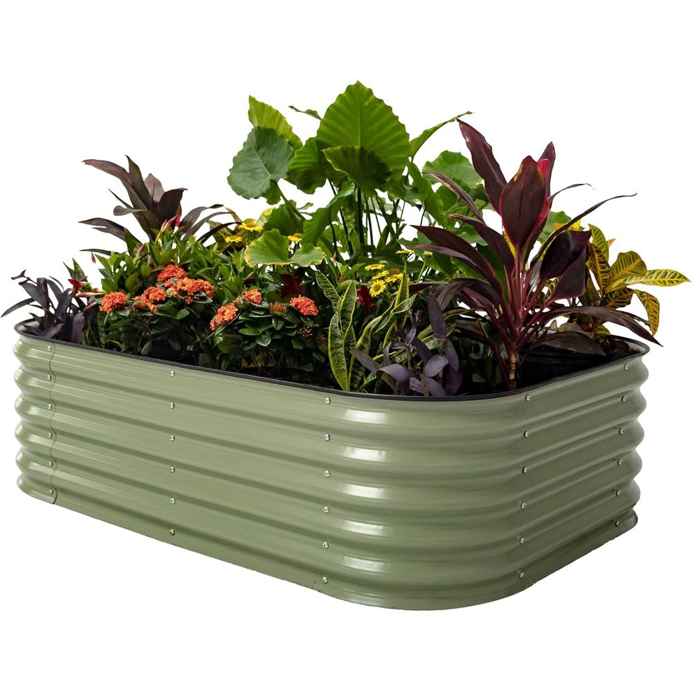 Planter Raised Metal - أطقم أحواض زراعة مرتفعة من فيجو