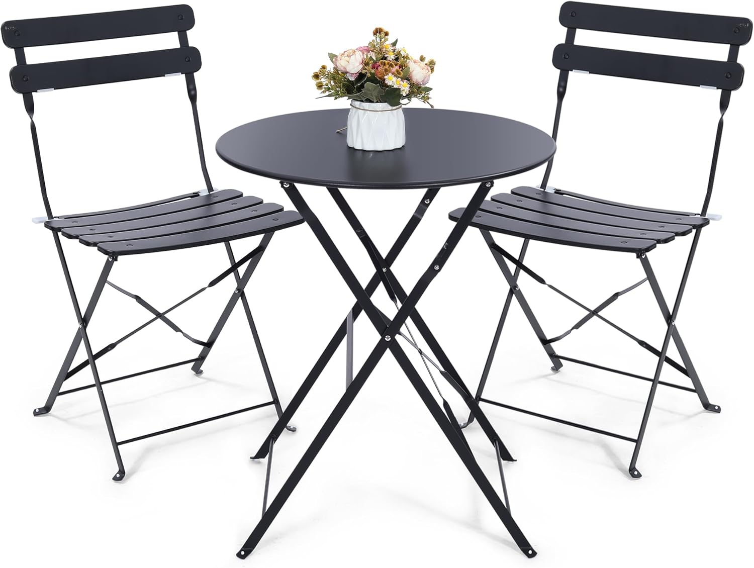 Outdoor Furniture Balcony - طقم بيسترو خارجي قابل للطي من