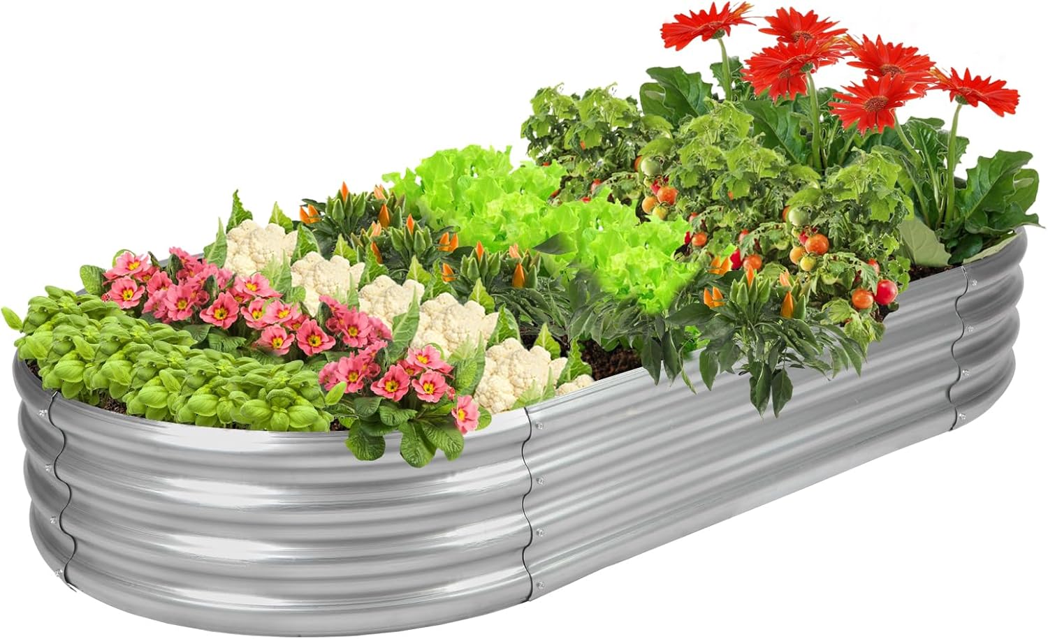 Planter Raised Metal - حوض زراعة مرتفع معتمد من GRS،