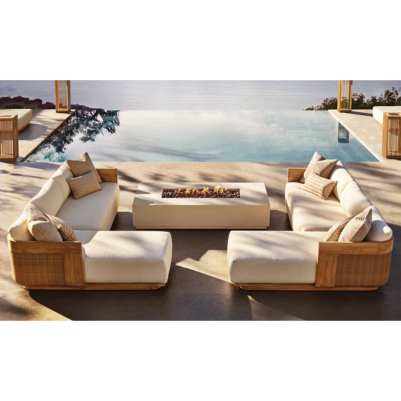 Outdoor Furniture Teak - أثاث الحدائق الفاخر تصميم صالة الفناء