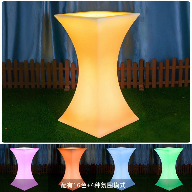 طاولة مضيئة مقاومة للماء مع تح - مراجعة Outdoor Furniture Exhibition وسعره