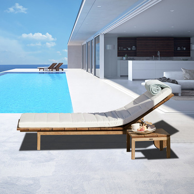 سرير خشبي صلب للشاطئ وحمام الس - مراجعة Outdoor Furniture Teak وسعره