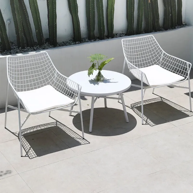 طقم طاولة وكراسي من الحديد الم - مراجعة Outdoor Furniture For Cafe وسعره
