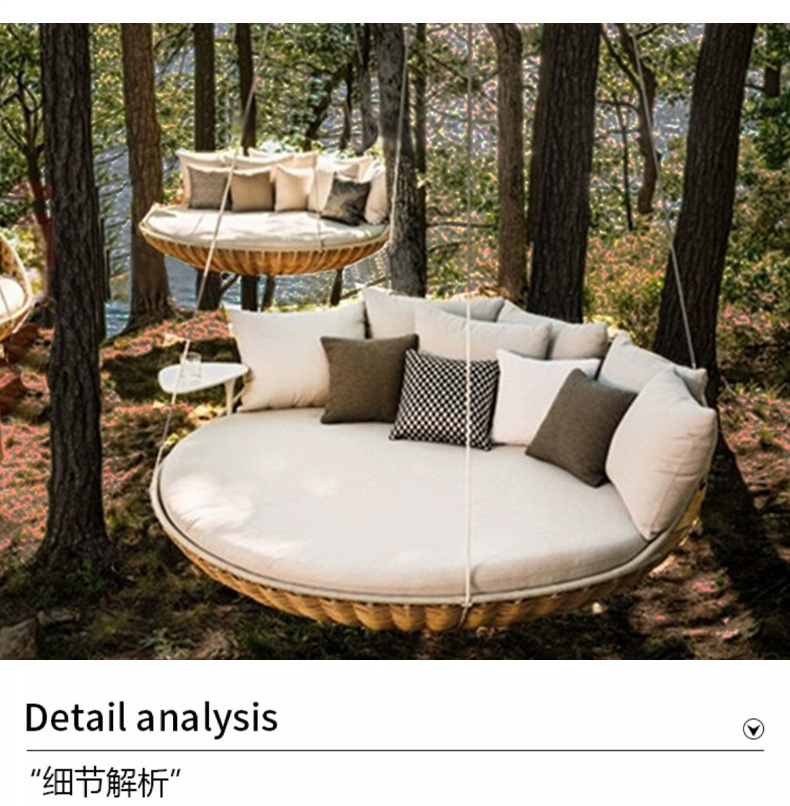 سرير فيلا خارجي قابل للتخصيص،  - مراجعة Outdoor Furniture Recliner Set وسعره