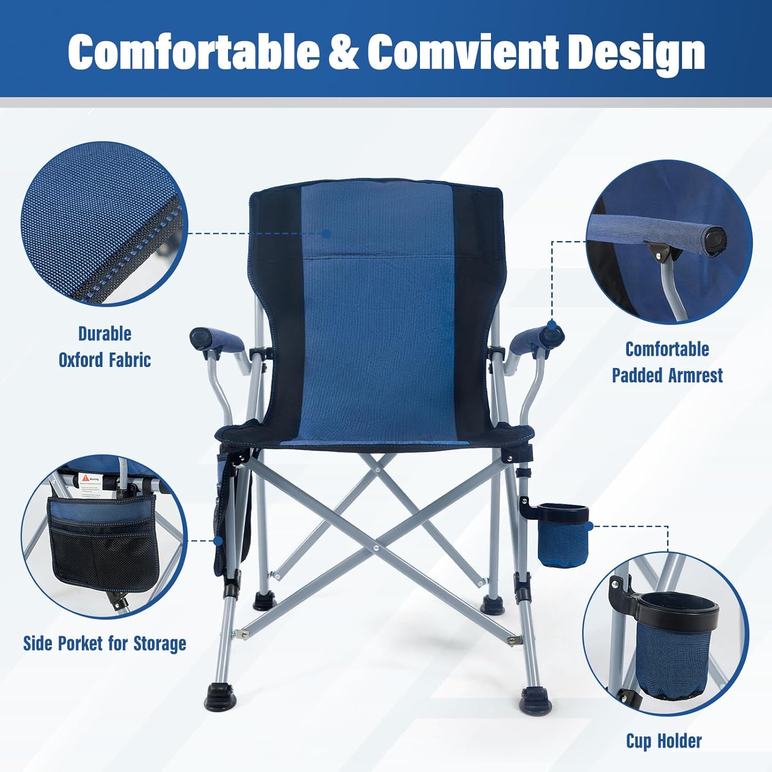 كرسي تخييم محمول قابل للطي للا - مراجعة Outdoor Furniture Recliner Set وسعره
