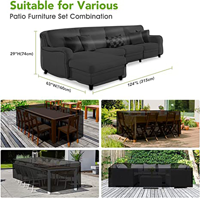 غطاء أثاث فناء الشرفة غطاء أثا - مراجعة Outdoor Furniture Recliner Set وسعره