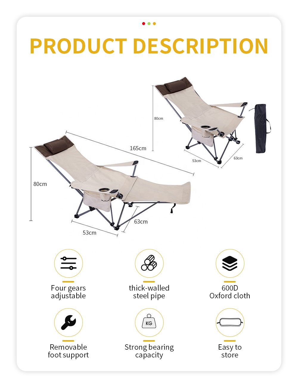 كرسي محمول قابل للطي والاستلقا - مراجعة Outdoor Furniture Recliner Set وسعره