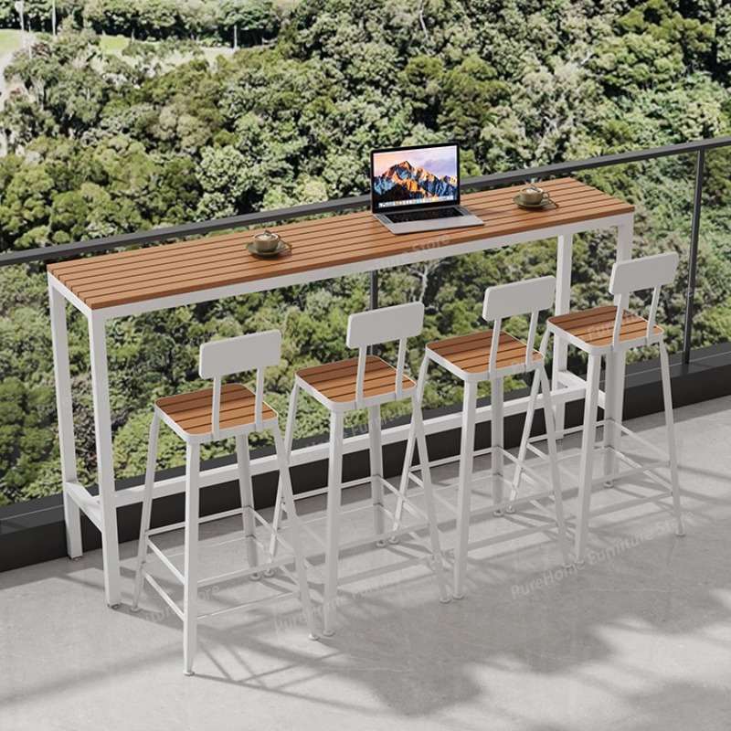 طاولة بار خارجية حديثة مقاومة  - مراجعة Outdoor Furniture For Cafe وسعره