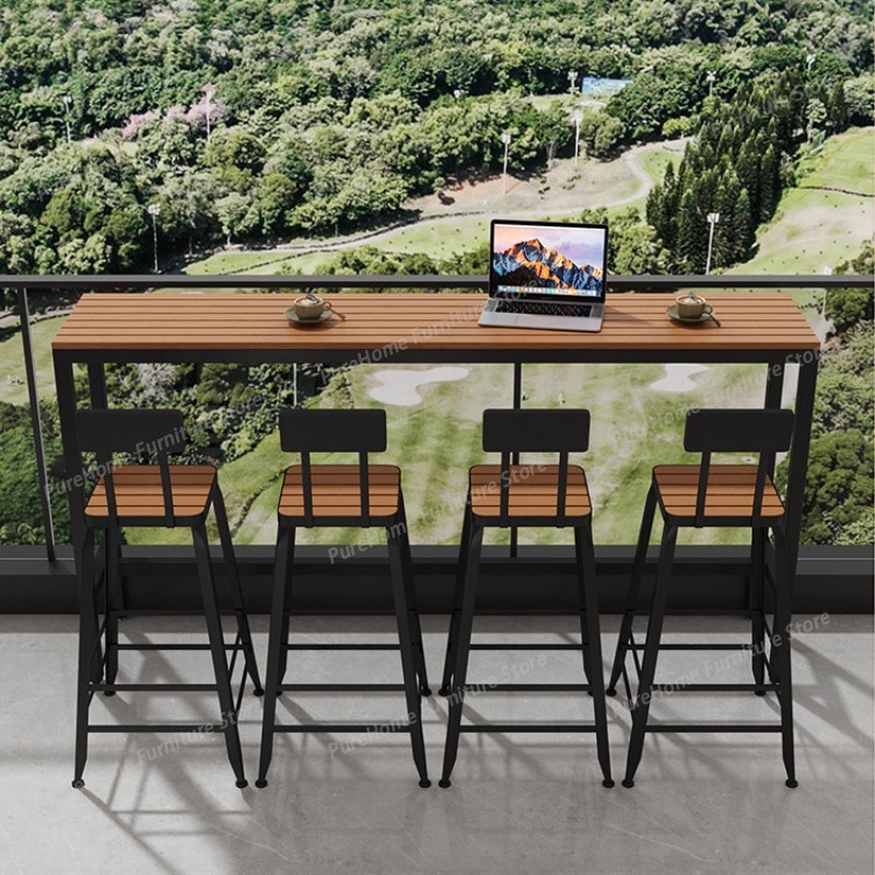طاولة بار خارجية حديثة مقاومة  - مراجعة Outdoor Furniture For Cafe وسعره