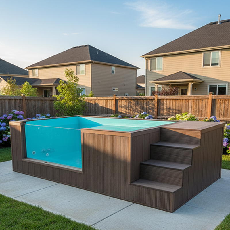 حوض سباحة خارجي فاخر كبير من ا - مراجعة Outdoor Furniture For Pool وسعره