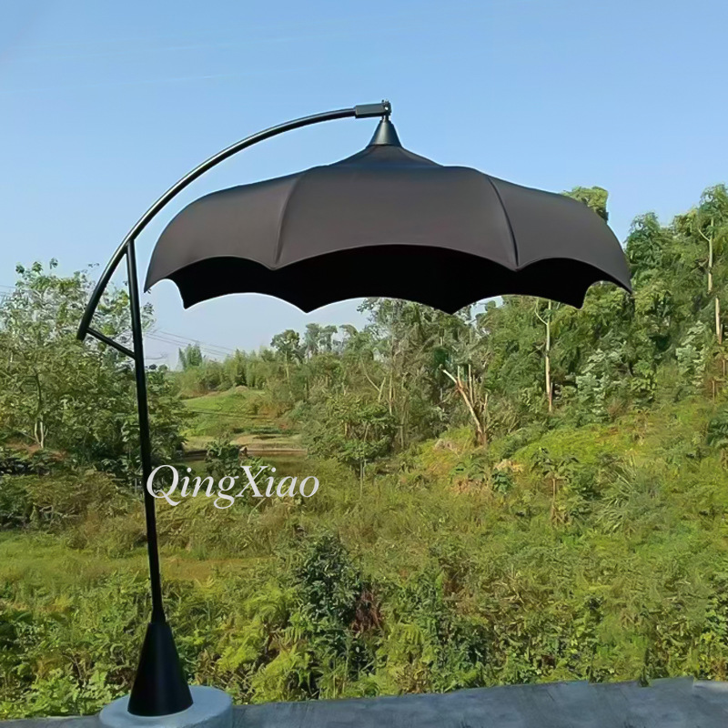 مظلة كانتيليفر مقوسة مقاومة لل - مراجعة Outdoor Furniture For Cafe وسعره