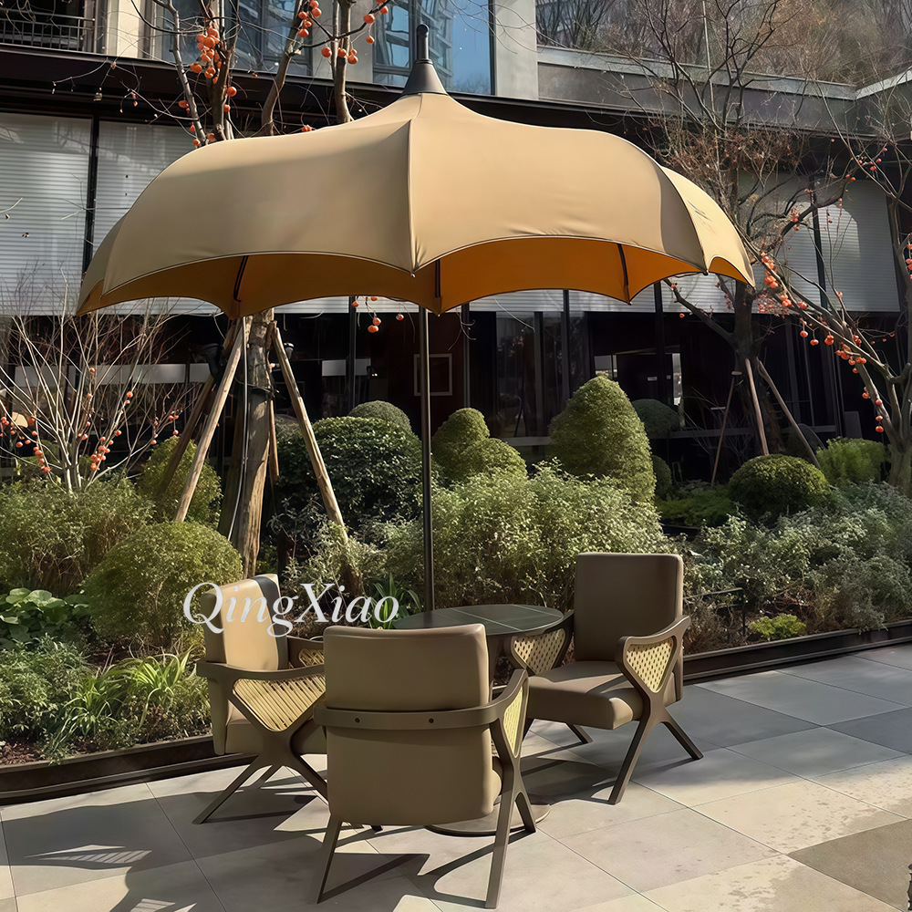 مظلة كانتيليفر مقوسة مقاومة لل - مراجعة Outdoor Furniture For Cafe وسعره