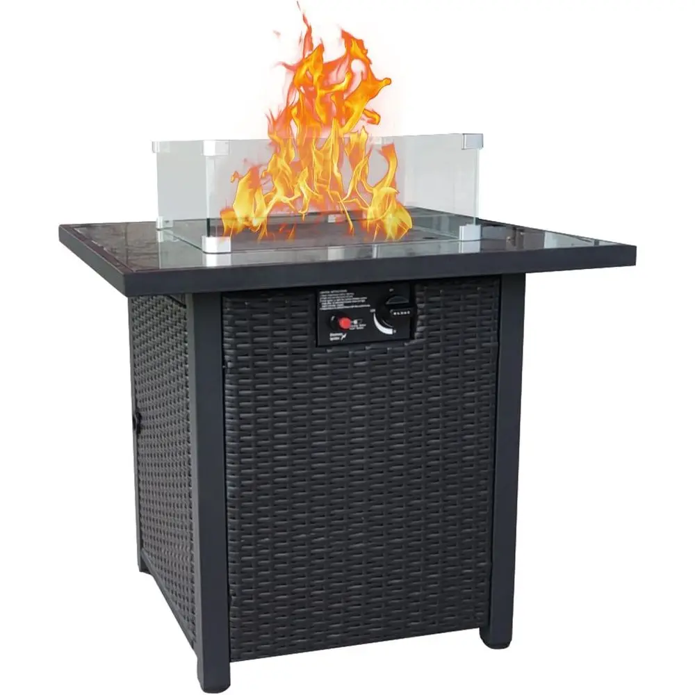 طقم أثاث خارجي من الخوص، أريكة - مراجعة Outdoor Furniture Fire Pit Set وسعره