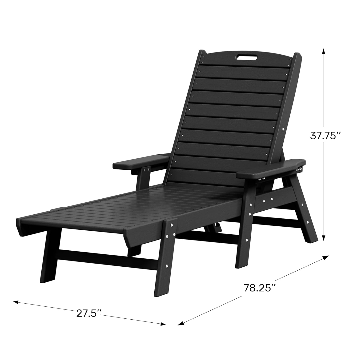 كرسي استرخاء ماليبو بولي قابل  - مراجعة Outdoor Furniture Recliner Set وسعره