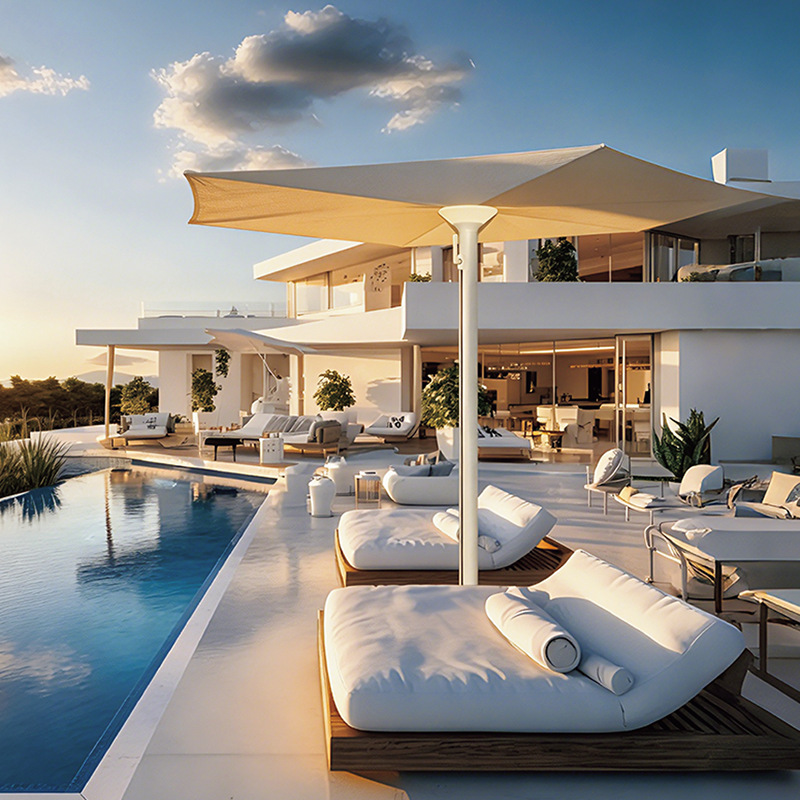 مظلة خارجية زخرفية شهيرة من مع - مراجعة Outdoor Furniture Exhibition وسعره