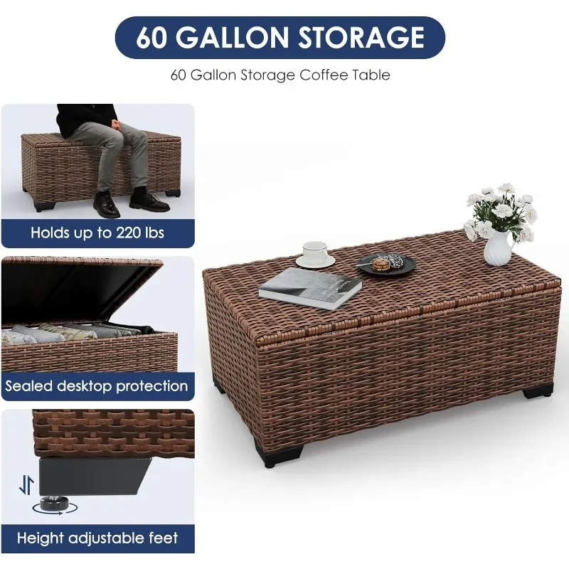 مجموعة اثاث مع طاولة حفرة النا - مراجعة Outdoor Furniture Fire Pit Set وسعره