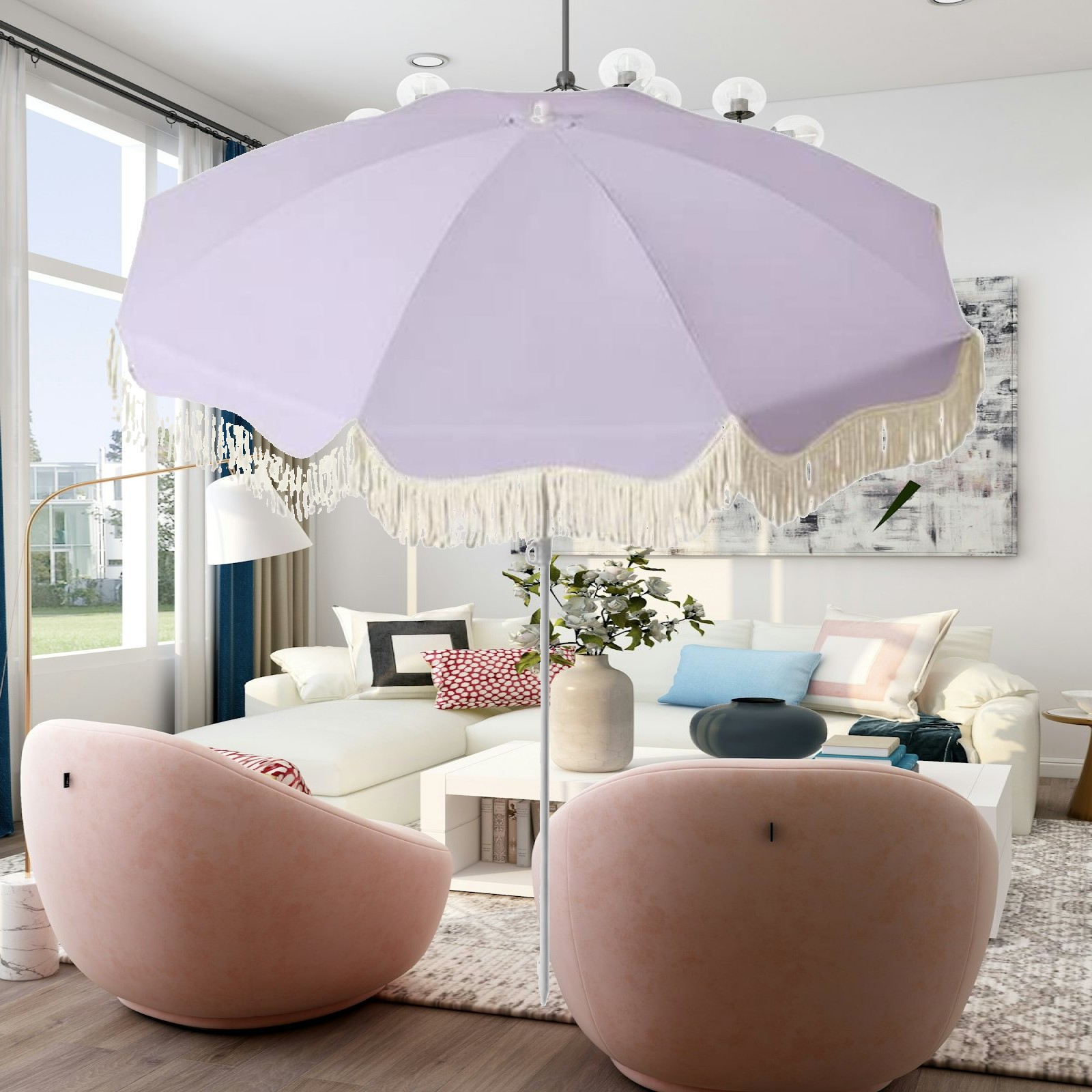مظلة فناء خارجية بحماية من الش - مراجعة Outdoor Furniture Plus وسعره