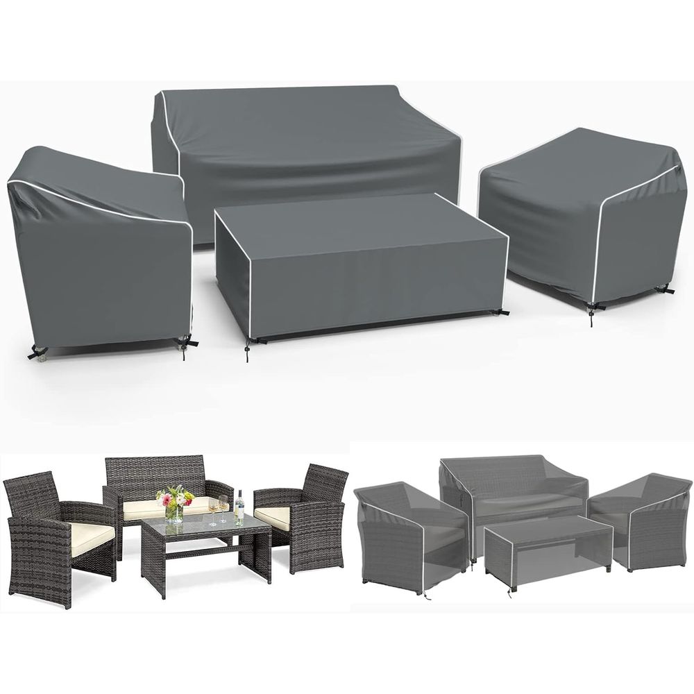 أغطية أثاث الفناء، مجموعة من 4 - مراجعة Outdoor Furniture In وسعره