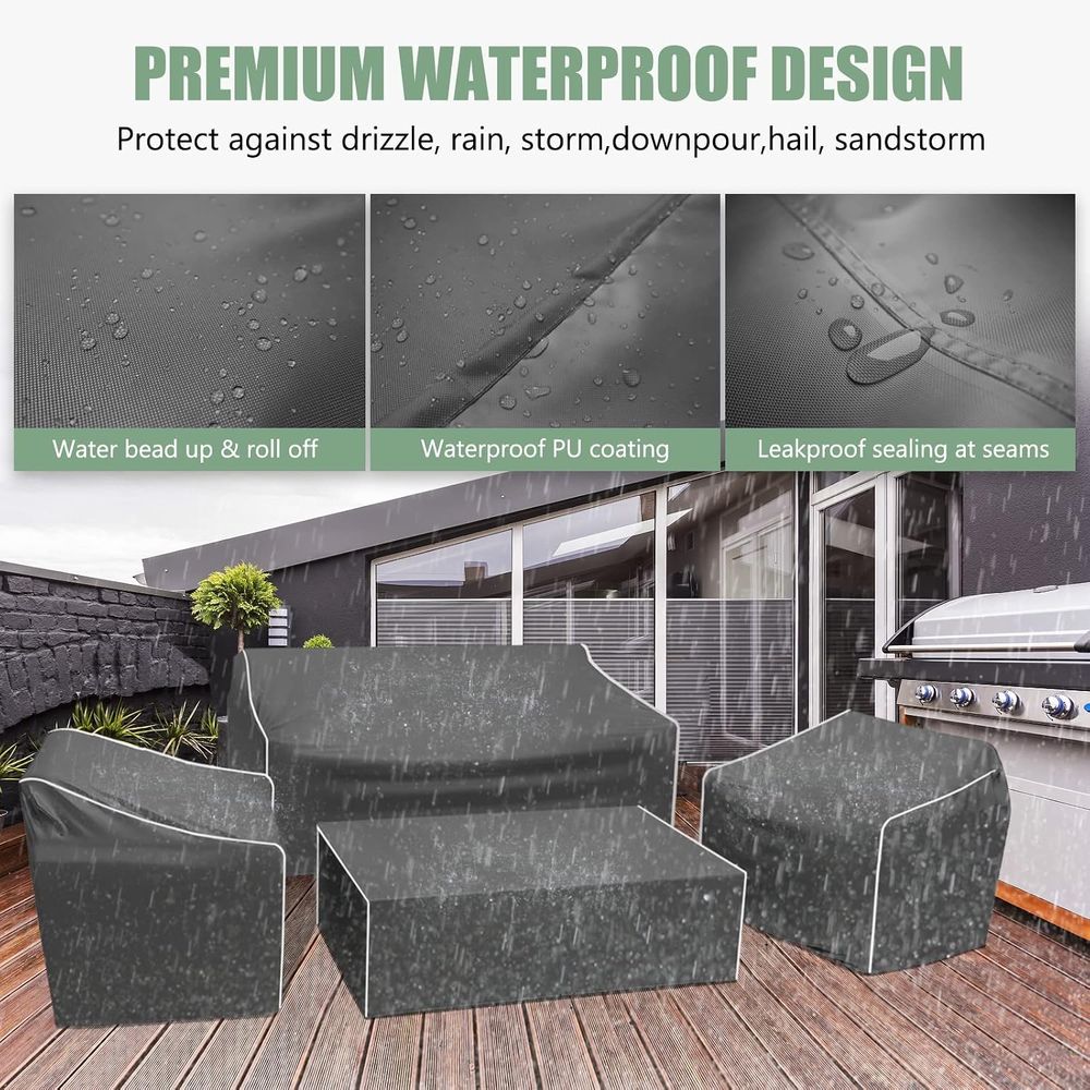أغطية أثاث الفناء، مجموعة من 4 - مراجعة Outdoor Furniture In وسعره
