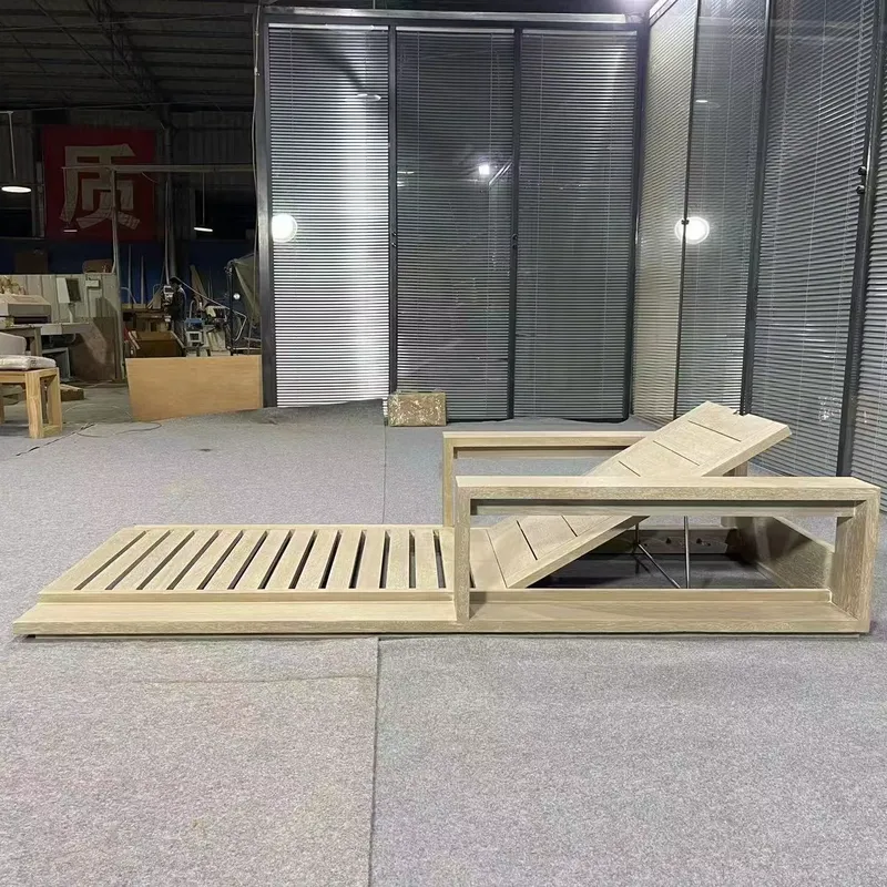 كرسي استلقاء خشبي للشاطئ وحمام - مراجعة Outdoor Furniture In Sale وسعره