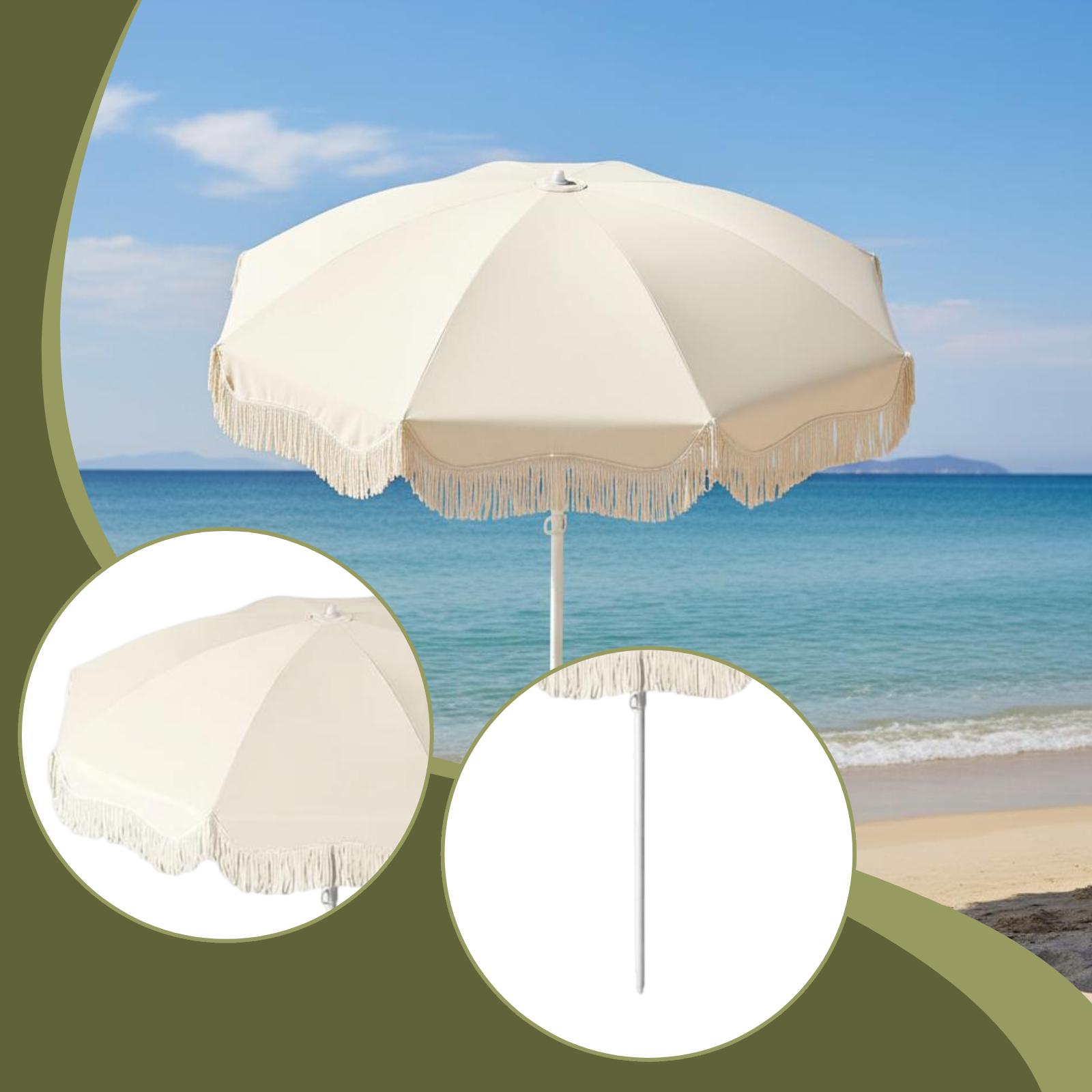مظلة فناء بحواف مزخرفة مع حماي - مراجعة Outdoor Furniture Plus وسعره