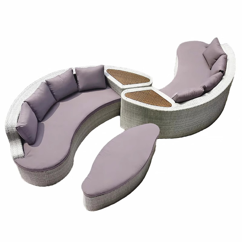 أريكة مستديرة من الروطان، أريك - مراجعة Outdoor Furniture Exhibition وسعره
