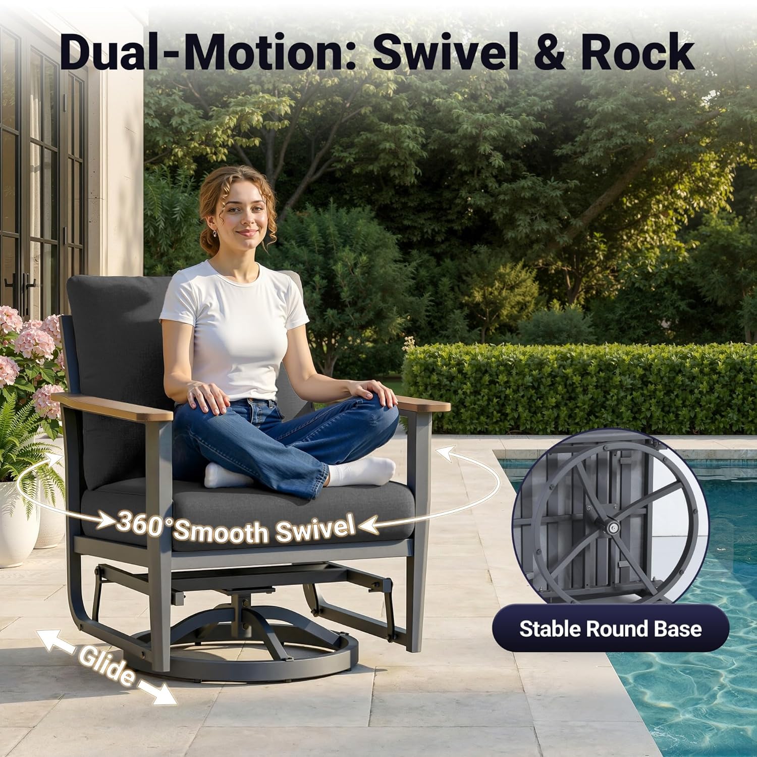 طقم أثاث فناء من الألومنيوم 5  - مراجعة Outdoor Furniture Fire Pit Set وسعره