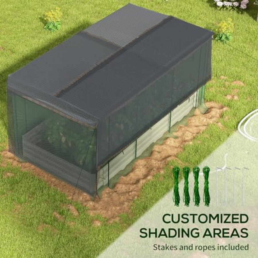 حوض زراعة معدني مجلفن مقاس 7.3 - مراجعة Planter Raised Metal وسعره