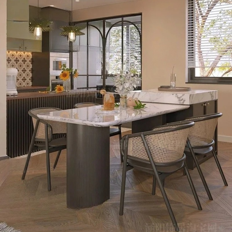 طاولة طعام متكاملة بتصميم جزير - مراجعة Outdoor Furniture One Piece وسعره