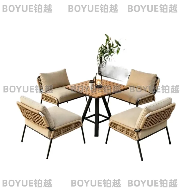 طقم أثاث خارجي من الراتان يشمل - مراجعة Outdoor Furniture For Cafe وسعره
