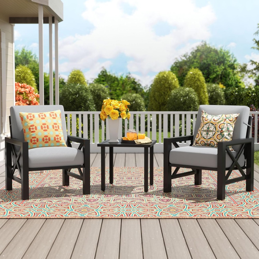 ثلاث قطع فناء بيسترو، مجموعة م - مراجعة Outdoor Furniture One Piece وسعره