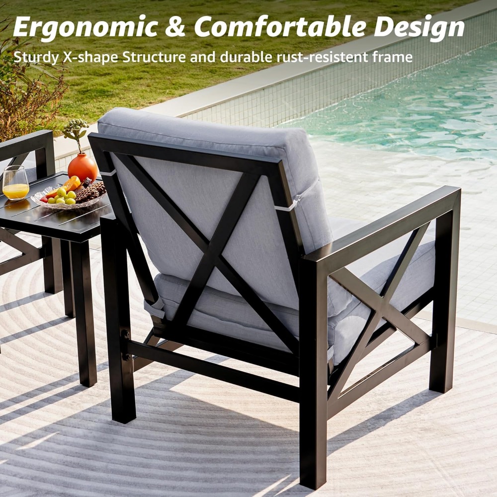 ثلاث قطع فناء بيسترو، مجموعة م - مراجعة Outdoor Furniture One Piece وسعره