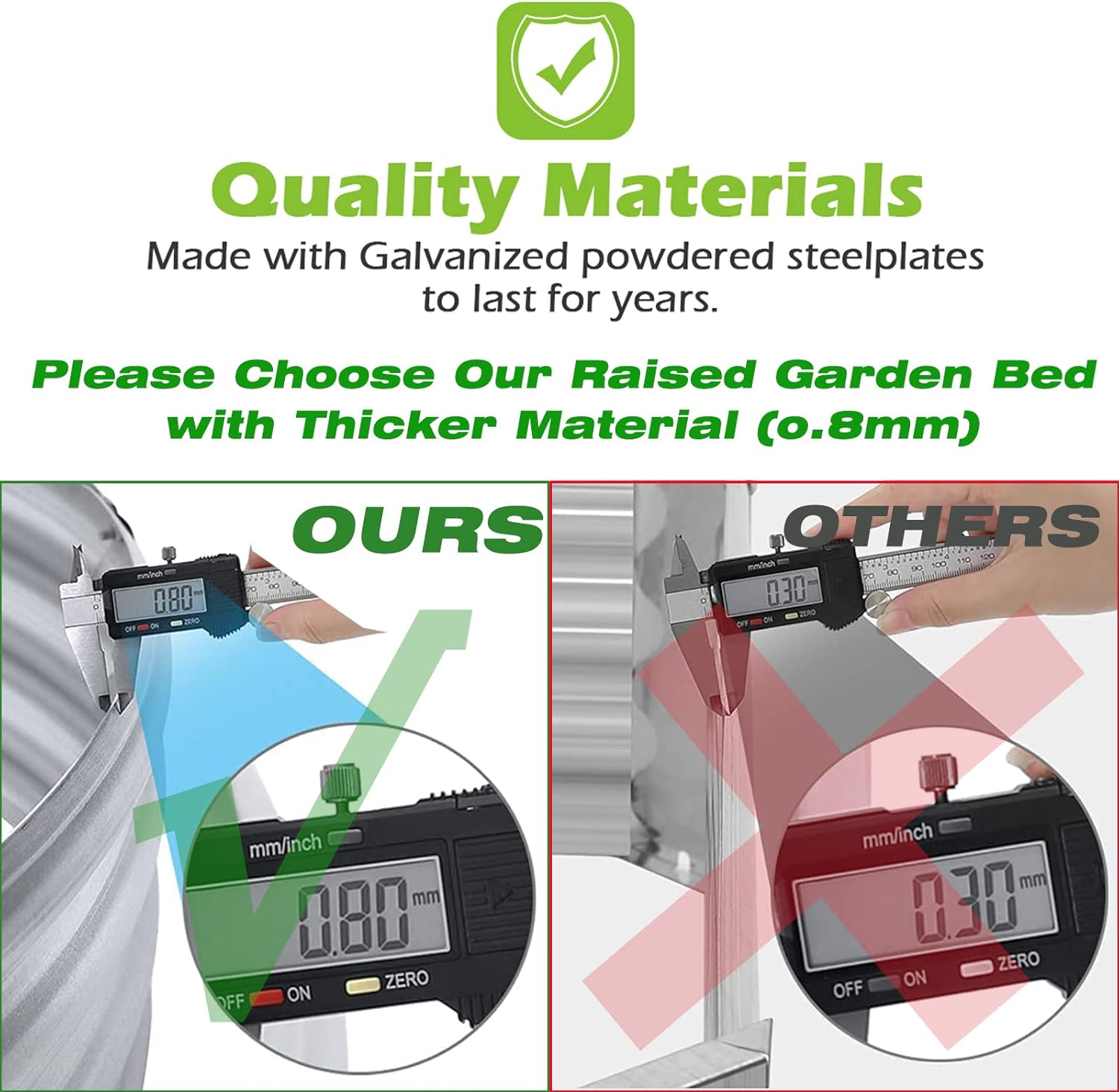 حوض زراعة مرتفع معتمد من GRS،  - مراجعة Planter Raised Metal وسعره