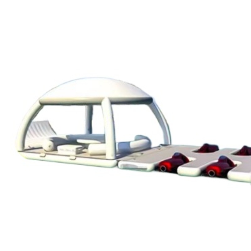 منزلق مائي قابل للنفخ مع مظلة  - مراجعة Outdoor Furniture For Pool وسعره