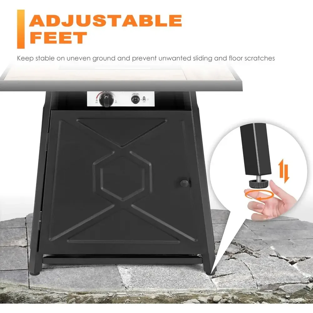 طقم أثاث خارجي مكون من 5 قطع م - مراجعة Outdoor Furniture Fire Pit Set وسعره