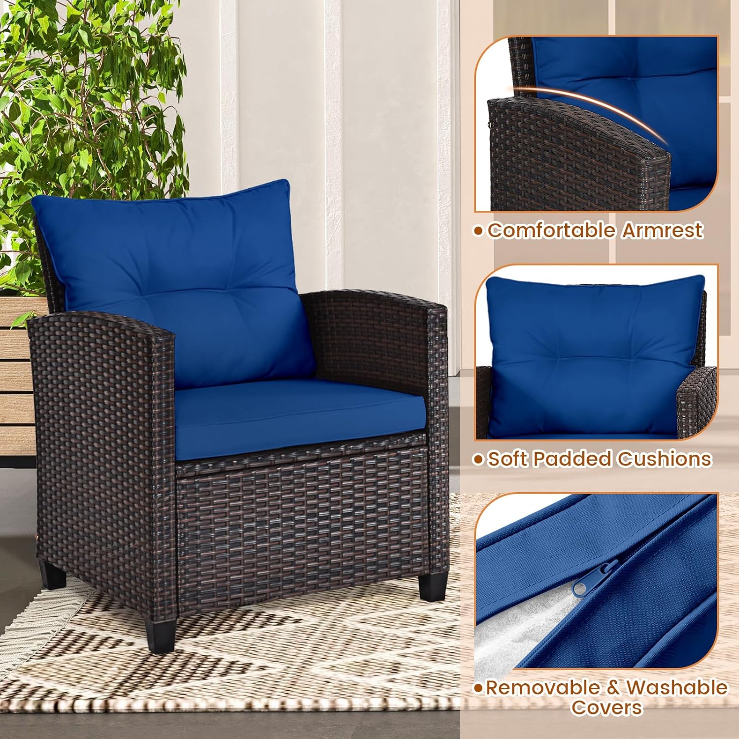 طقم بيسترو خارجي من 3 قطع من ا - مراجعة Outdoor Furniture Balcony وسعره