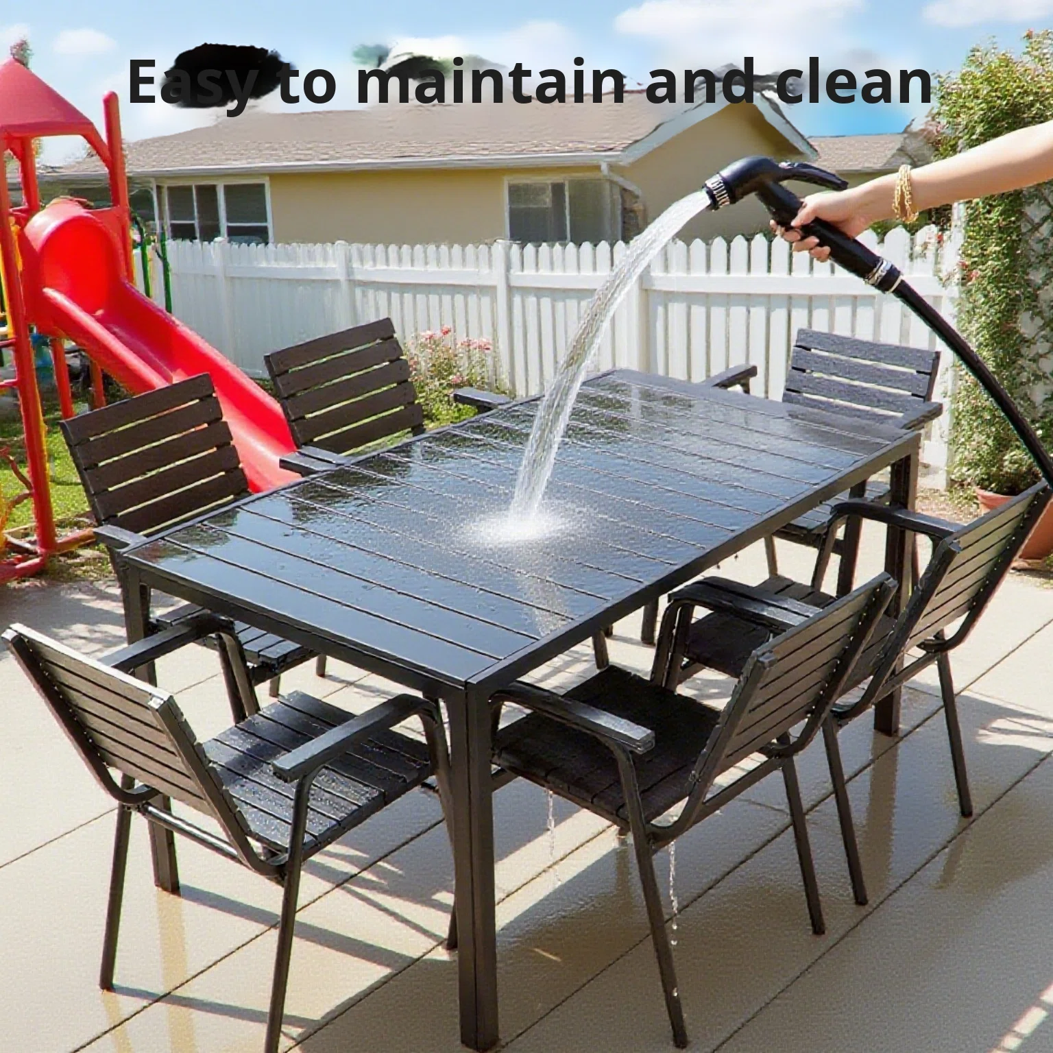 طقم طاولة وكراسي حديقة من الخي - مراجعة Outdoor Furniture Balcony وسعره